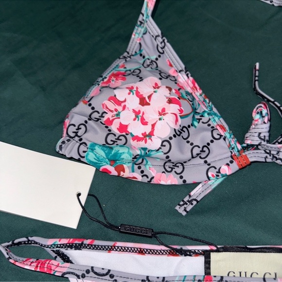 Gucci Floral Bikini - Pink and Gray - Picture 3 of 3